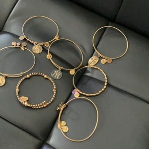 7 piece Alex ani bracelet set, brand new